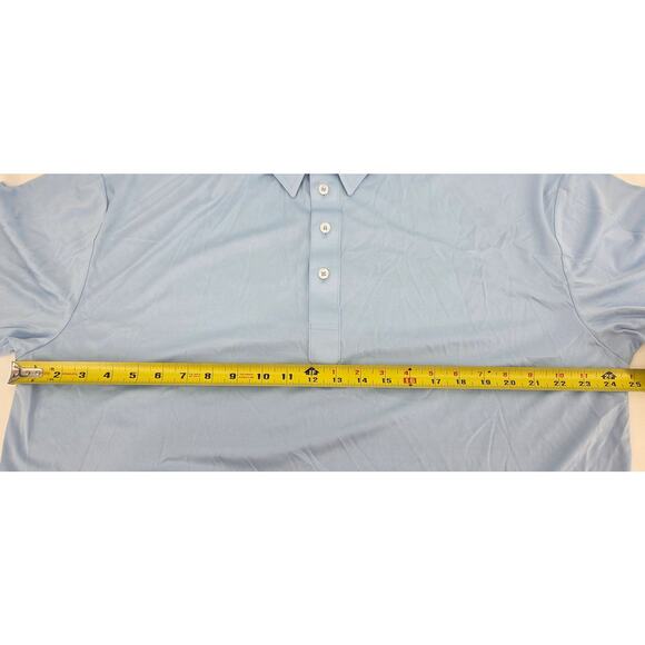 Collars and Co Mens Dress Collar Polo Size 2XL  Blue - Picture 5 of 6